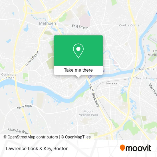 Lawrence Lock & Key map