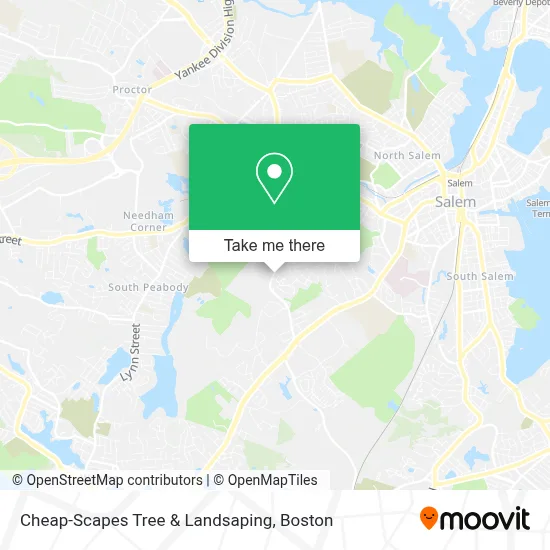 Cheap-Scapes Tree & Landsaping map