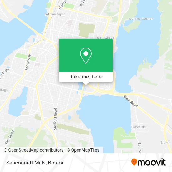 Seaconnett Mills map