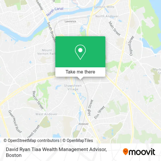 David Ryan Tiaa Wealth Management Advisor map