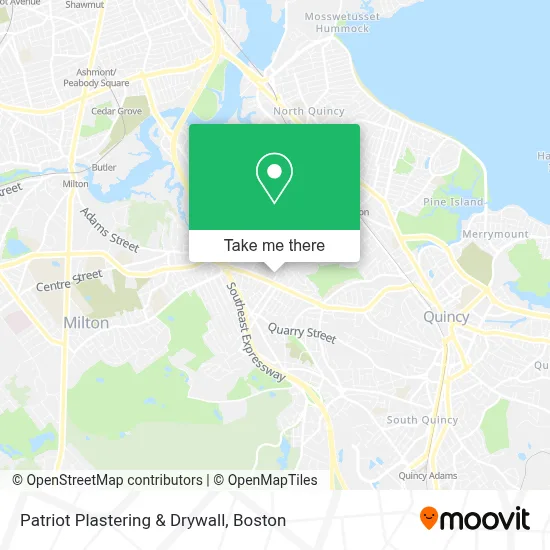 Patriot Plastering & Drywall map