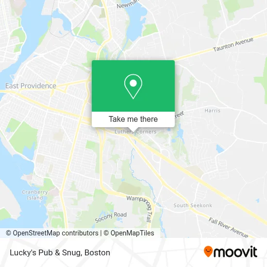 Lucky's Pub & Snug map