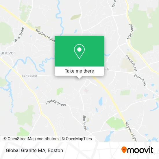 Global Granite MA map