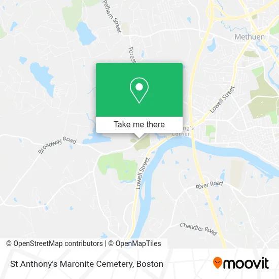 St Anthony's Maronite Cemetery map