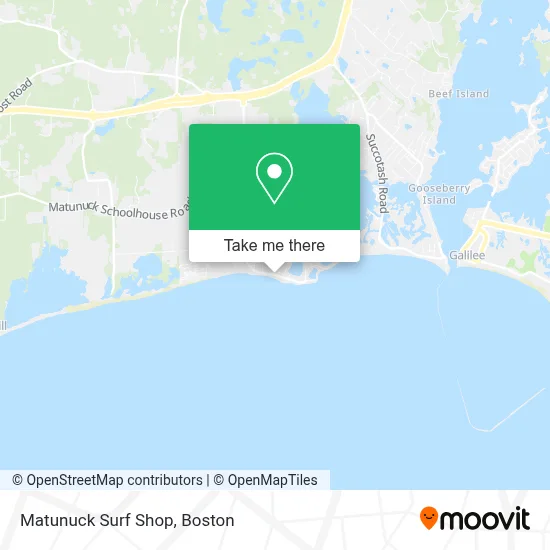 Matunuck Surf Shop map