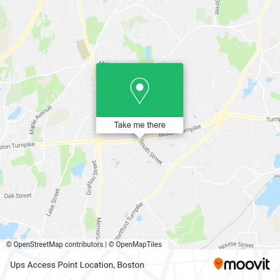 Ups Access Point Location map