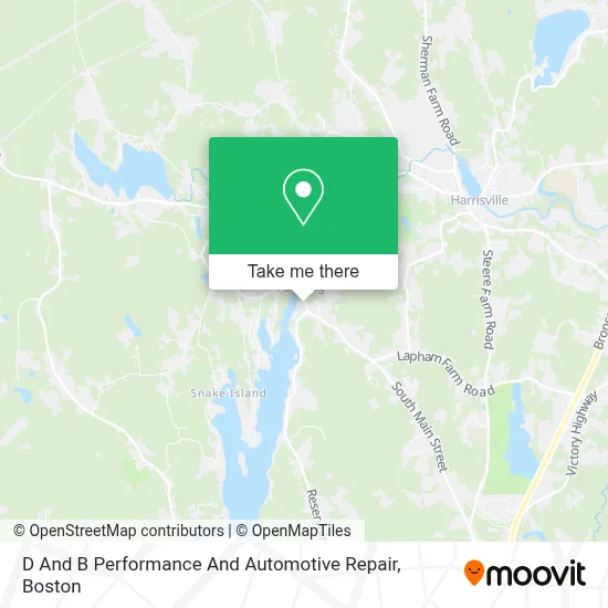 D And B Performance And Automotive Repair map