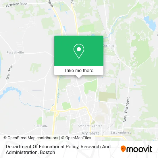 Department Of Educational Policy, Research And Administration map