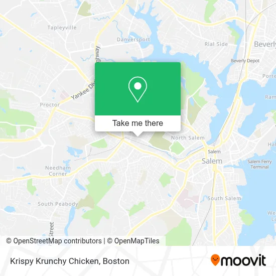 Krispy Krunchy Chicken map