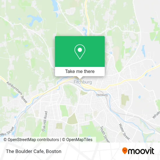 The Boulder Cafe map