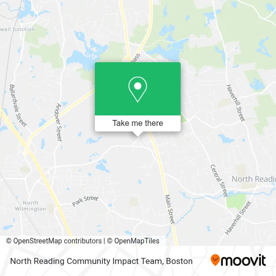 North Reading Community Impact Team map