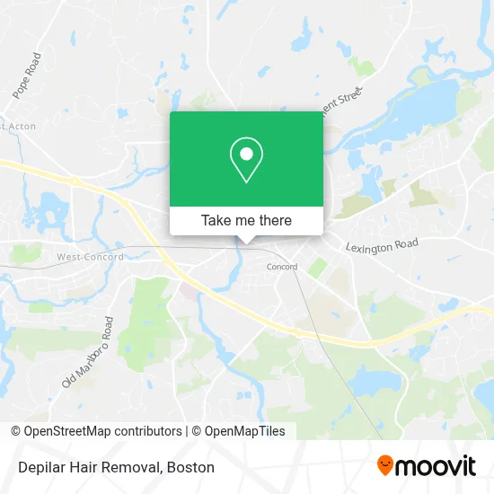 Depilar Hair Removal map