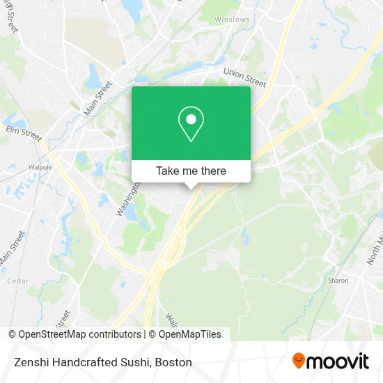 Zenshi Handcrafted Sushi map
