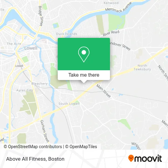 Above All Fitness map