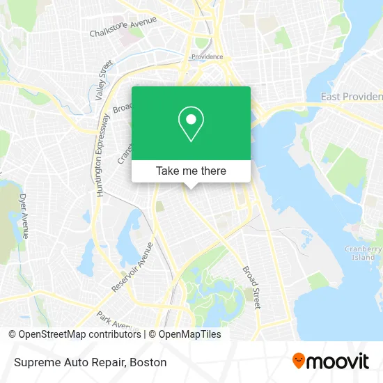 Supreme Auto Repair map