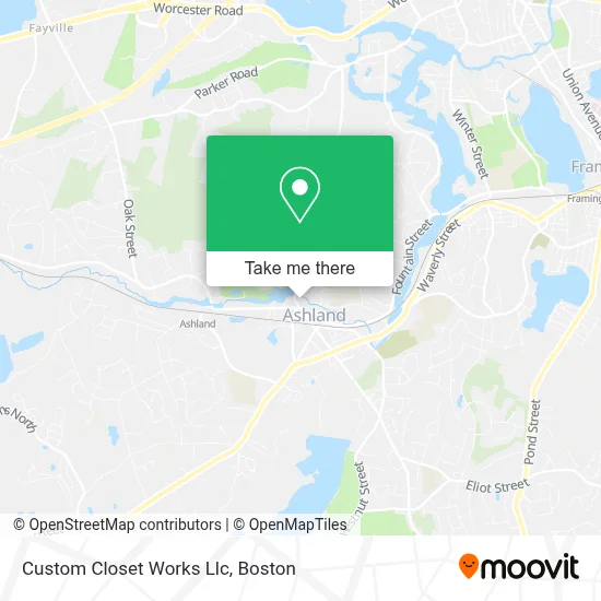 Custom Closet Works Llc map