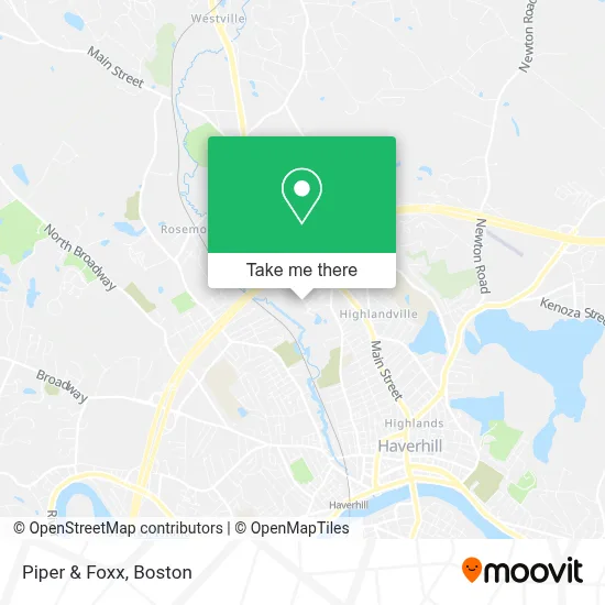 Piper & Foxx map
