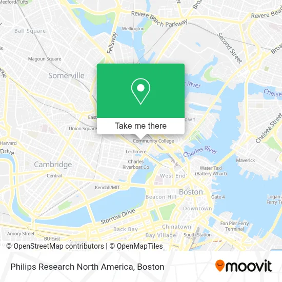 Philips Research North America map