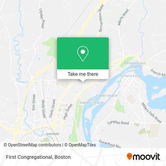First Congregational map