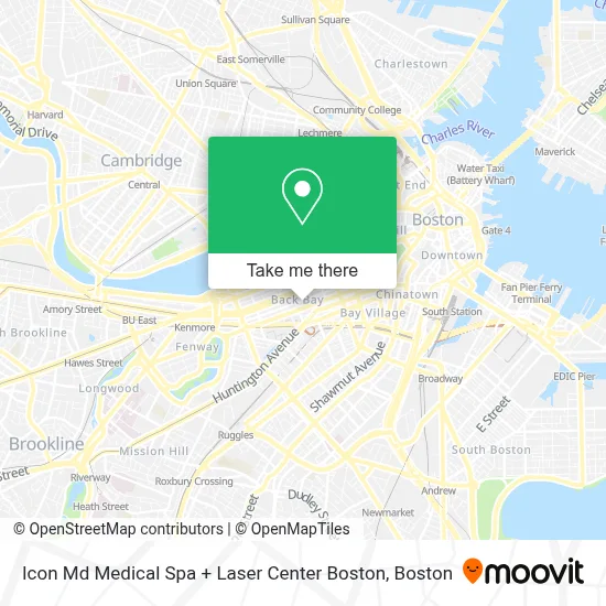 Icon Md Medical Spa + Laser Center Boston map