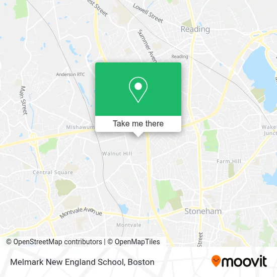 Melmark New England School map