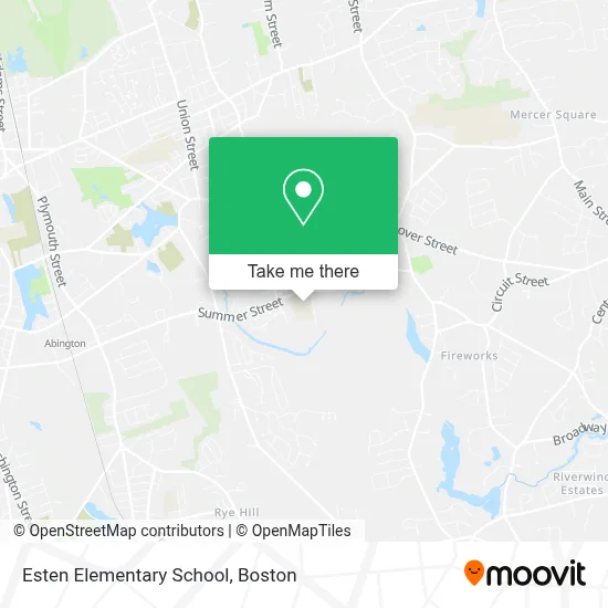 Esten Elementary School map