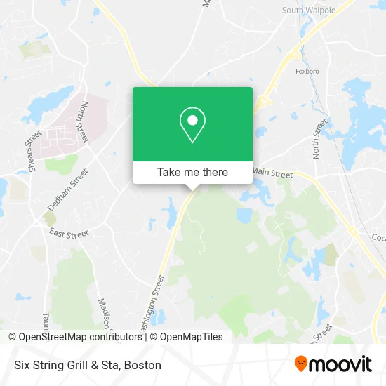 Six String Grill & Sta map