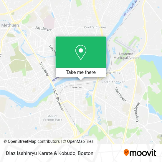 Diaz Isshinryu Karate & Kobudo map