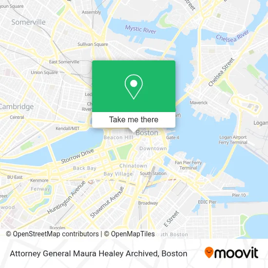 Attorney General Maura Healey Archived map