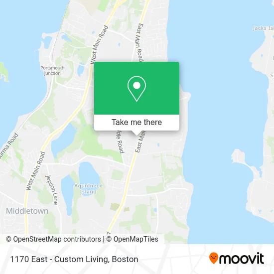 1170 East - Custom Living map