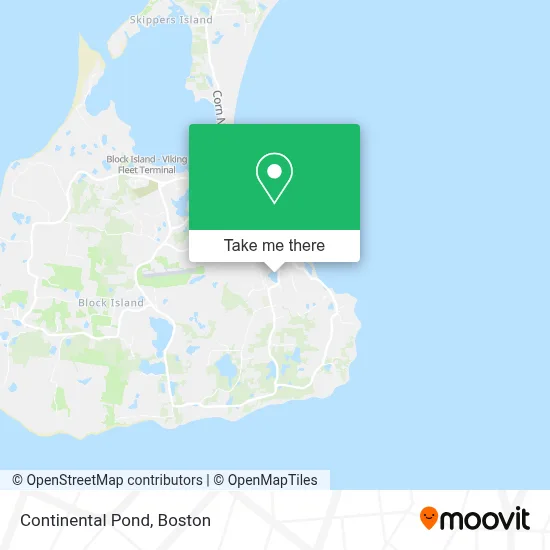 Continental Pond map