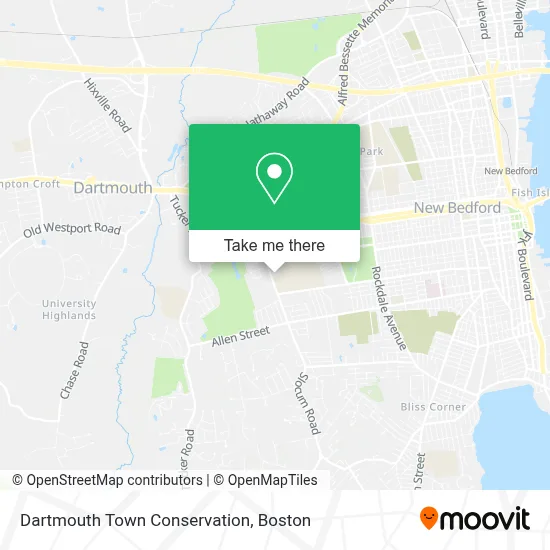 Dartmouth Town Conservation map