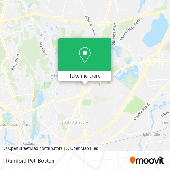 Rumford Pet map