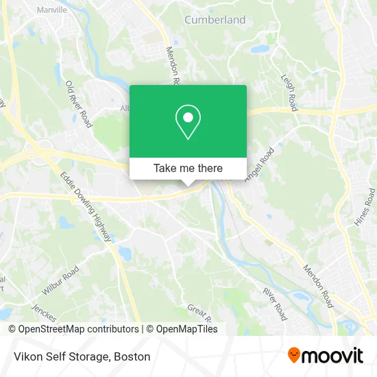 Vikon Self Storage map