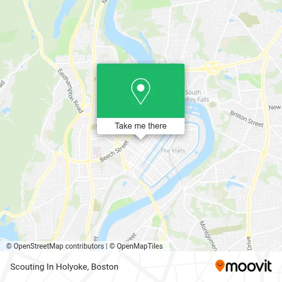 Scouting In Holyoke map