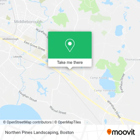 Northen Pines Landscaping map