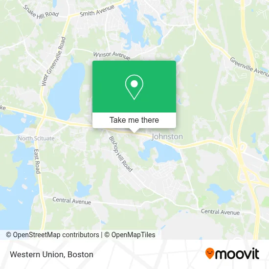 Western Union map