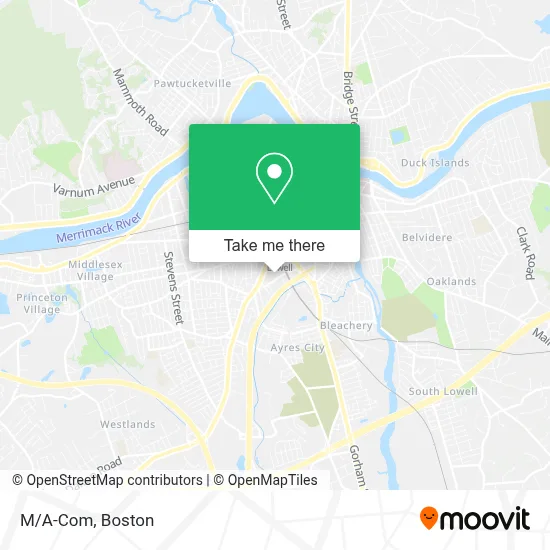 M/A-Com map