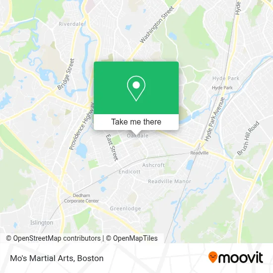 Mo's Martial Arts map