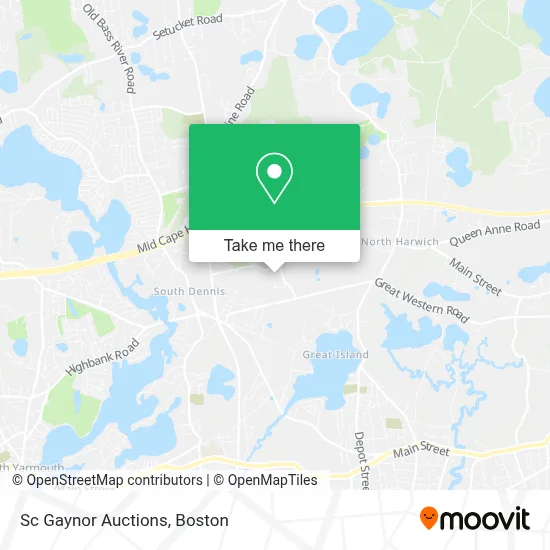 Sc Gaynor Auctions map