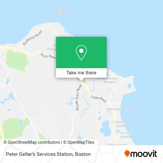 Peter Gellar's Services Station map