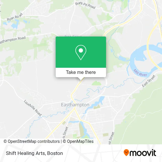 Shift Healing Arts map