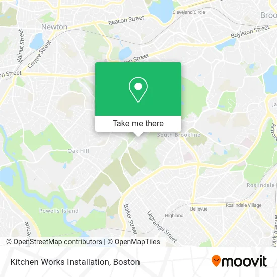 Kitchen Works Installation map