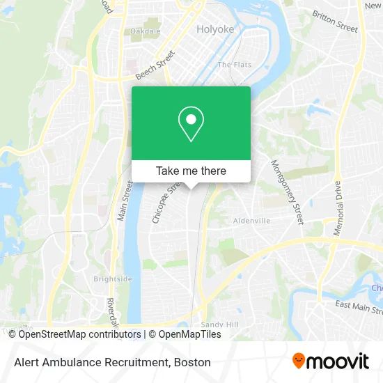 Alert Ambulance Recruitment map