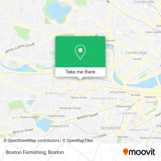 Boston Furnishing map