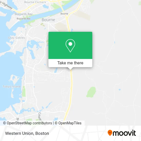 Western Union map