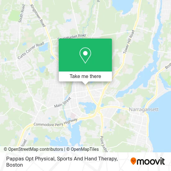 Pappas Opt Physical, Sports And Hand Therapy map
