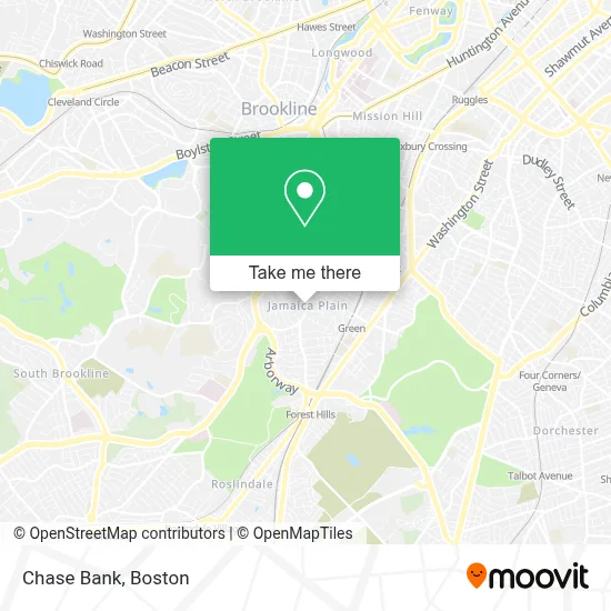 Chase Bank map
