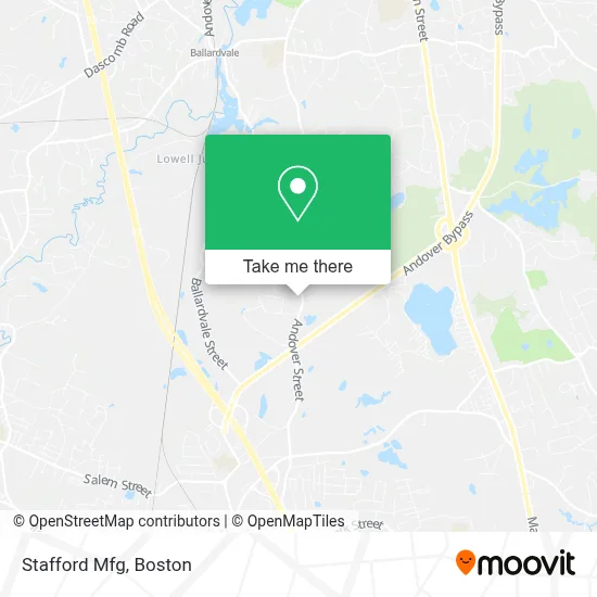 Stafford Mfg map