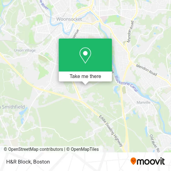 H&R Block map